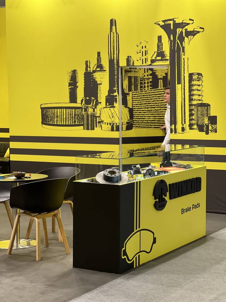 Winkod 70 m² Messestand auf der Automechanika