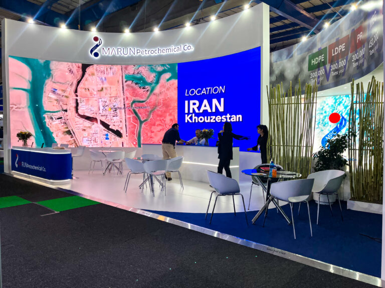 MARUN PETROCHEMICAL 66 m² individueller Messestand auf der ProPack