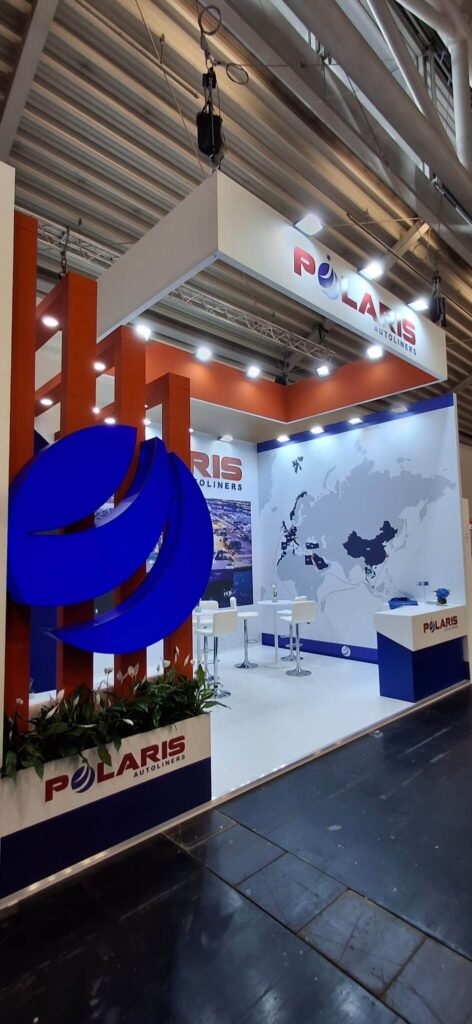 Polaris Autoliners 24 m² individueller Messestand auf der Transport Logistic