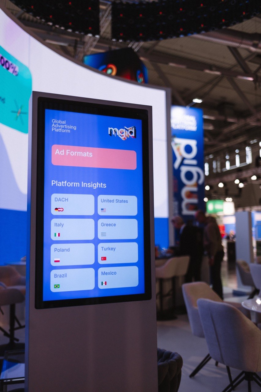 Stand d&rsquo;exposition MGID de 56 m² à la DMEXCO