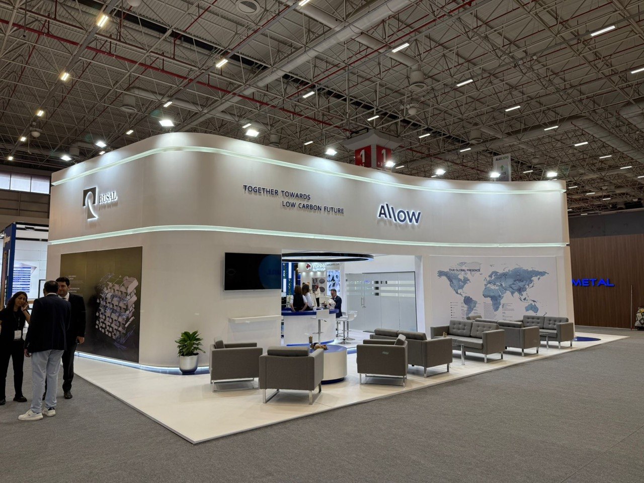 Rusal 180 m² Exhibition Stand at AluExpo