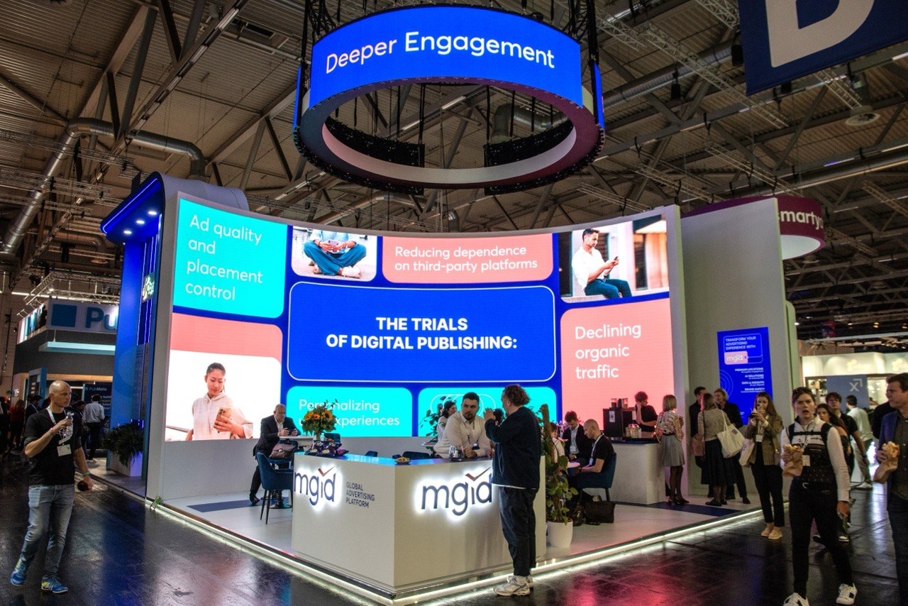 MGID 56 m² Messestand auf der DMEXCO