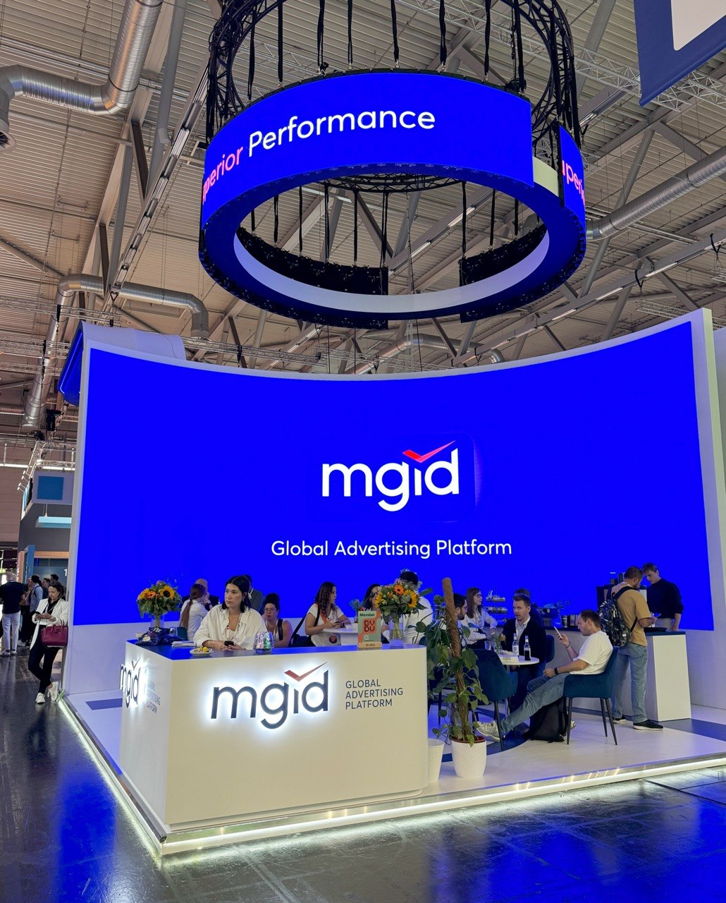 MGID 56 m² Messestand auf der DMEXCO