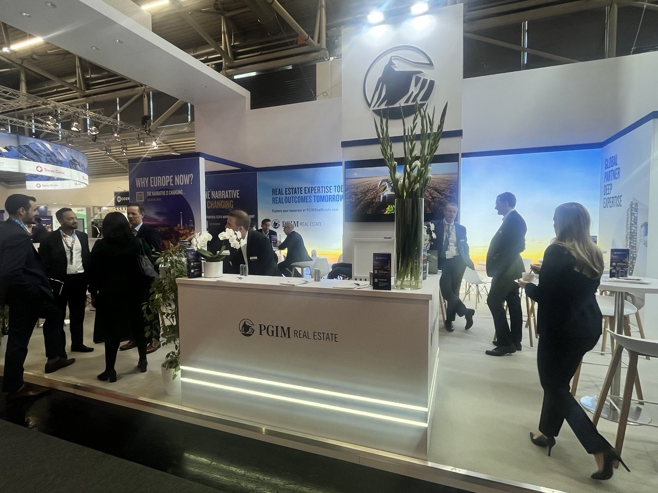 PGIM Real Estate 72 m² Exhibition Stand at Expo Real Munich