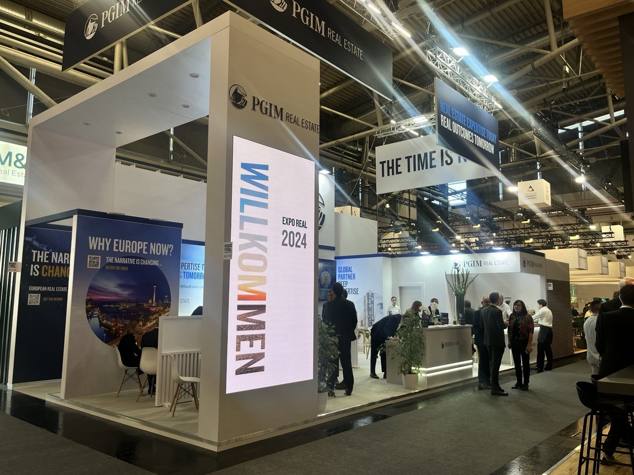 PGIM Real Estate 72 m² Exhibition Stand at Expo Real Munich