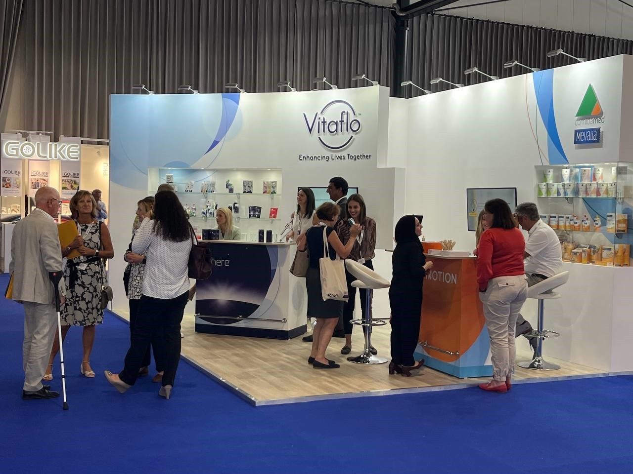 Vitaflo 24 m² individueller Messestand auf der SSIEM