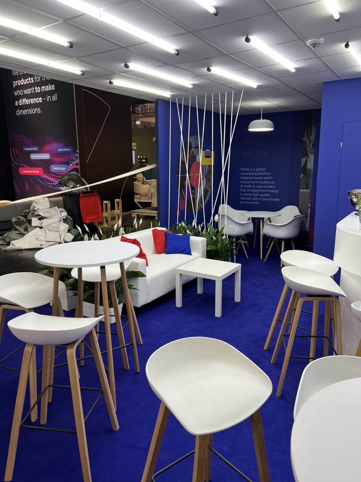 MGID 55 m² Double-Decker Exhibition Stand at DMEXCO