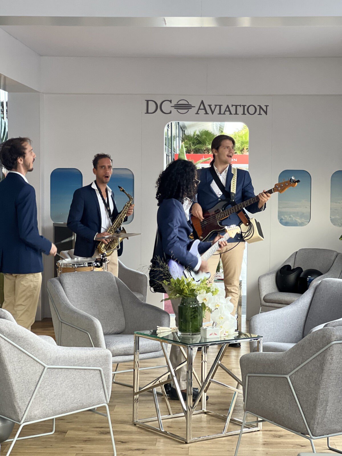 DC Aviation 85 m² individueller Messestand auf der Monaco Yacht Show