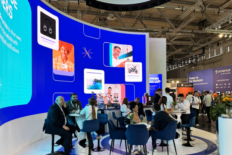 MGID 56 m² Messestand auf der DMEXCO