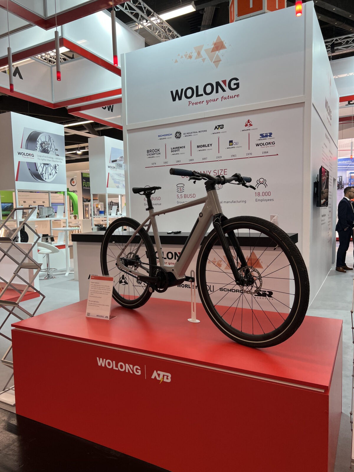 Wolong 100 m² Messestand auf der SPS