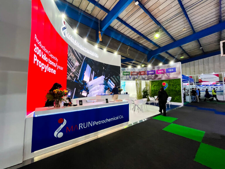 MARUN PETROCHEMICAL 66 m² individueller Messestand auf der ProPack