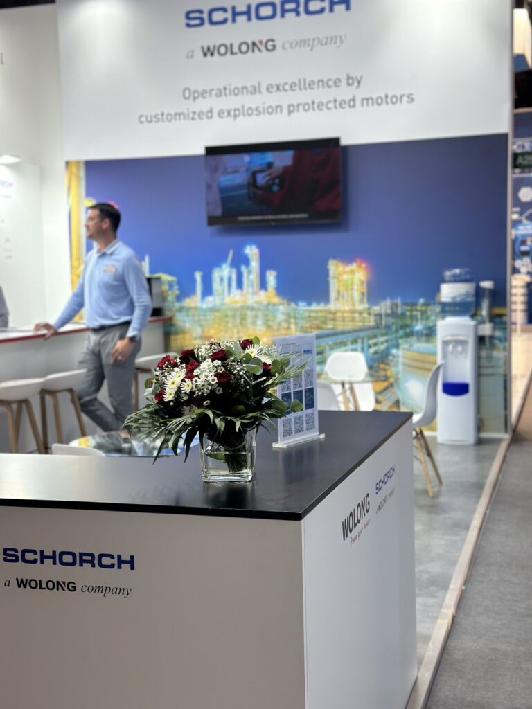 Wolong 70 m² Messestand auf der Achema