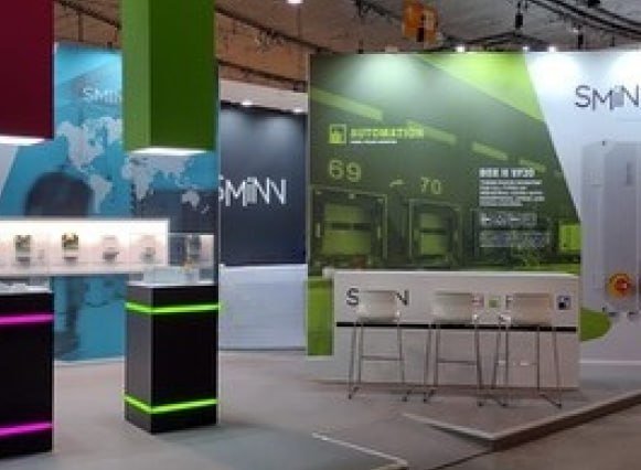Stand d&rsquo;exposition Sminn de 98 m² à la R+T