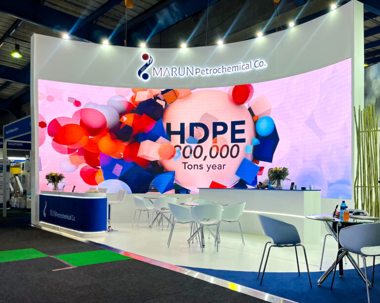 MARUN PETROCHEMICAL 66 m² individueller Messestand auf der ProPack