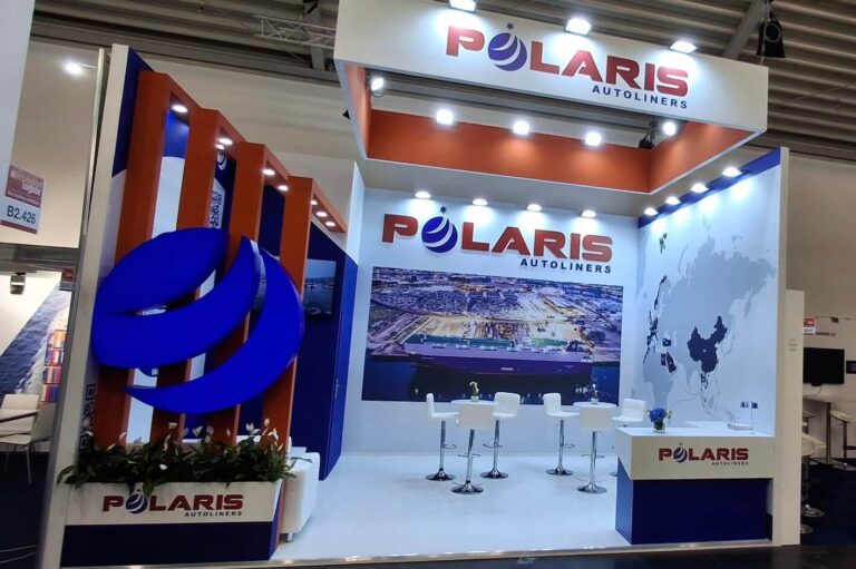 Polaris Autoliners 24 m² individueller Messestand auf der Transport Logistic